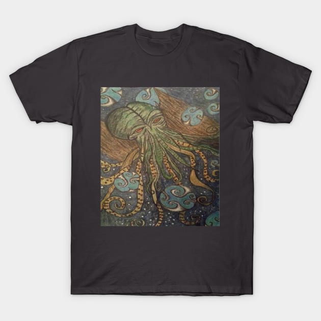 Cthulhu Rising T-Shirt by dsullivan65